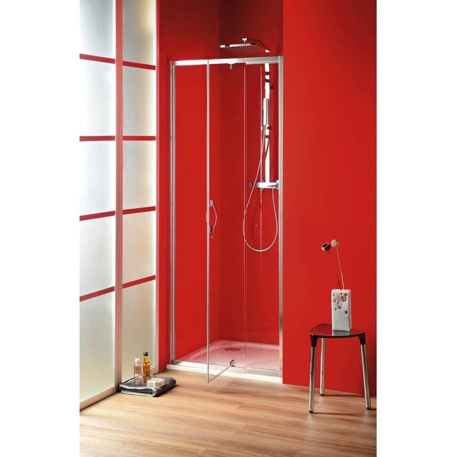Douchedeur Sapho Sigma Schuifdeur 78-92 cm Glasdikte 6 mm Helder glas