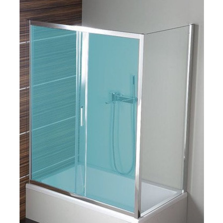 Zijwand Sapho Deep 75x150 cm 6 mm Helder Glas tbv Nisdeur en douchebak Deep