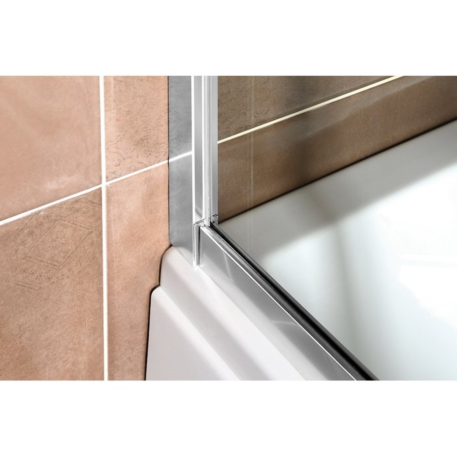 Nisdeur Sapho Deep Schuifdeur 130x150 cm 6 mm Helder Glas tbv Douchebak Deep