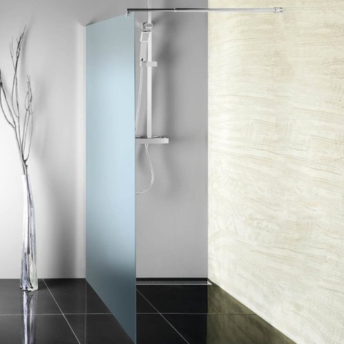 Inloopdouche Sapho Walk-In 80x190 cm met Muurprofiel Chinchilla Glas 