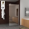 BWS Inloopdouche Met Muurprofiel 80x200cm Safety Glass En Nano Glas 10mm
