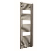 Designradiator Sanicare RVS Look Inclusief Ophanging Midden Aansluiting Recht 160x60 cm