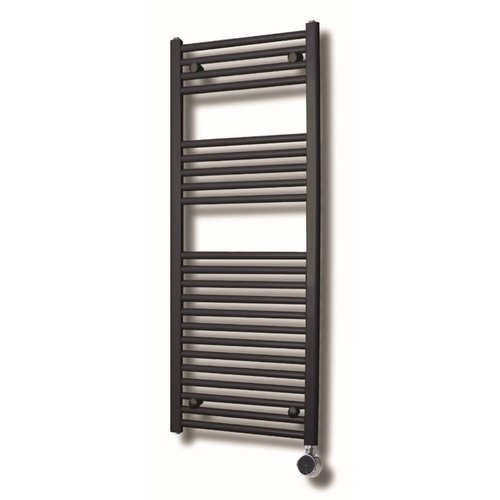 Elektrische Design Radiator Sanicare Plug En Play 111,8 x 45 cm Chroom Thermostaat Chroom 435 Watt 