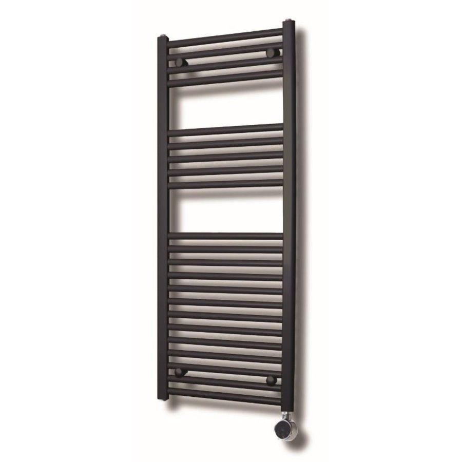 Elektrische Design Radiator Sanicare Plug En Play 111,8 x 45 cm Chroom Thermostaat Chroom 435 Watt