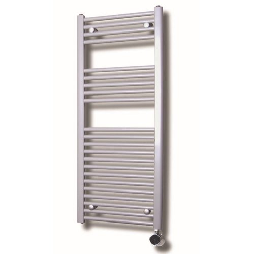 Elektrische Design Radiator Sanicare Plug En Play 111,8 x 60 cm Chroom Thermostaat Chroom 533 Watt 