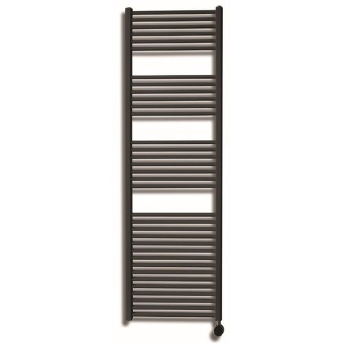 Elektrische Design Radiator Sanicare Plug En Play 172 x 45 cm Inox Look Thermostaat Zwart 920 Watt 