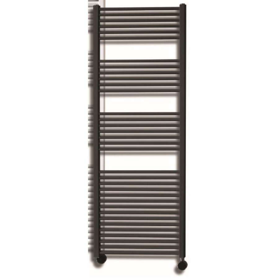 Elektrische Design Radiator Sanicare Plug En Play 172 x 60 cm Inox Look Thermostaat Chroom 1127 Watt