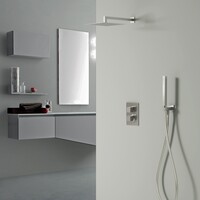 Inbouw Regendouche Set Sanimex Design Giulini Vierkante Hoofddouche en Handdoucheset Chroom