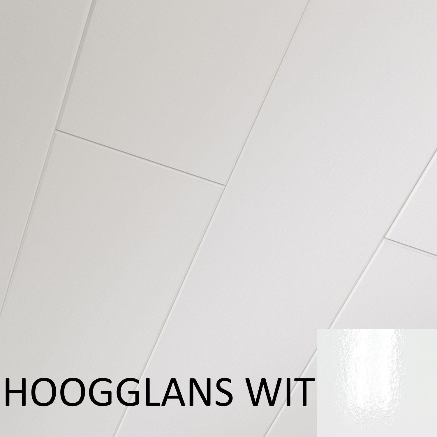 Sanimex Plafondpanelen Hoogglans Wit 260 x 28,5 cm x 1,2 cm (Doosinhoud: 2,26 m2) - Megadump Dalen