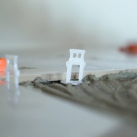 Tile Leveling Spacers Voetstukken 1,5 mm 200 Stuks Wit