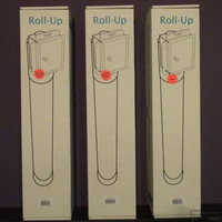 ROLL UP INBOUW TOILETROLHOUDER VOOR 6 ROLLEN GEBORSTELD MESSING GOUD