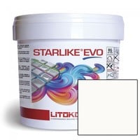 NIET MEER LEVERBAAR Starlike Voegmiddel 2 Componenten Epoxy 2,5 kg Evo 102 Bianco Ghiaccio Gebroken Wit
