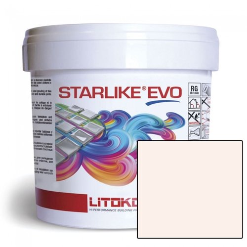 Starlike Voegmiddel 2 Componenten Epoxy 2,5 kg Evo 105 Bianco Titanio Titanium 