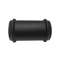 Koppelstuk Wiesbaden 32mm tbv Vloerbuis Mat Zwart