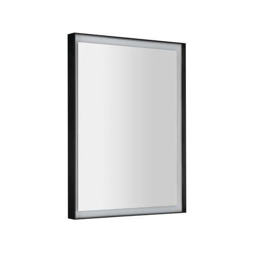 Badkamerspiegel Sapho Sort Led 60x80 cm LED-Verlichting Frame Mat Zwart 