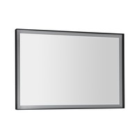 Badkamerspiegel Sapho Sort Led 100x70 cm LED-Verlichting Frame Mat Zwart