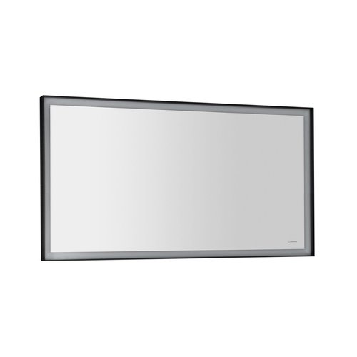 Badkamerspiegel Sapho Sort Led 120x70 cm LED-Verlichting Frame Mat Zwart 