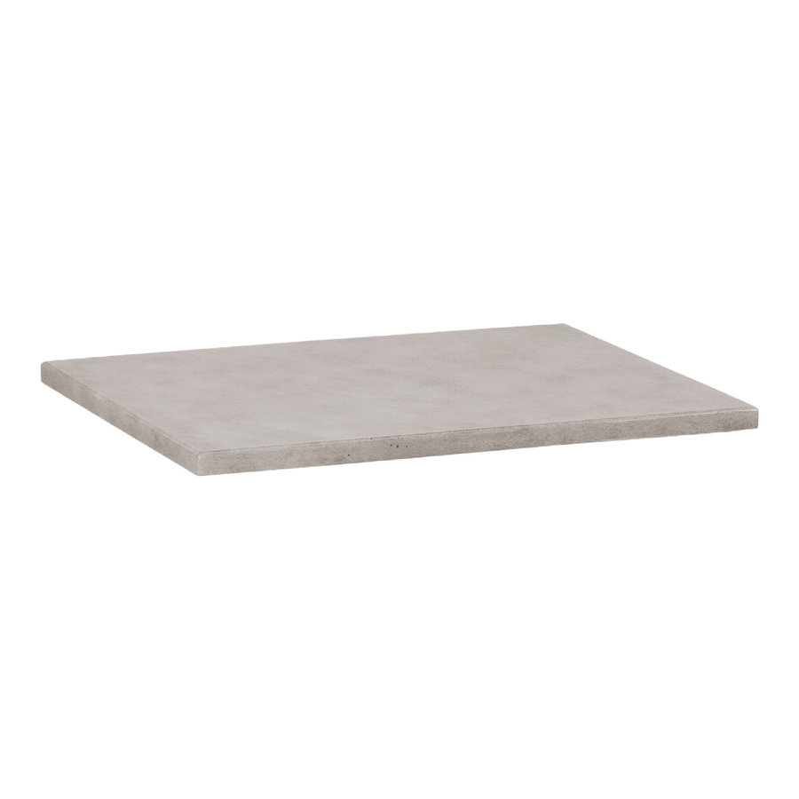 Wastafelblad Beton 59.5x45.7x2.5 cm Beton Grijs