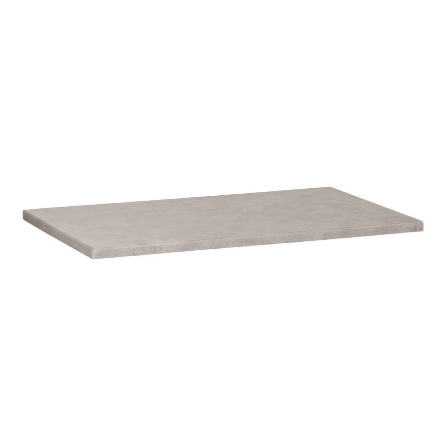 Wastafelblad Beton 80.5x45.7x2.5 cm Beton Grijs