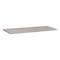 Wastafelblad Beton 119.5x45.7x2.5 cm Beton Grijs