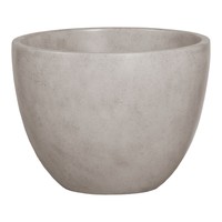 Opbouw Waskom Beton 36x27.5 cm Rond Beton Grijs