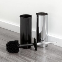 Tiger Noon Toiletborstel Met Houder Vrijstaand Chroom 9x9x38 cm