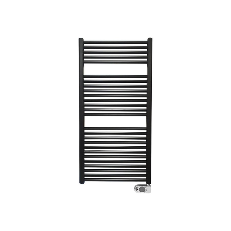 Elektrische Sierradiator Wiesbaden Elara 118.5x60 cm Mat Zwart