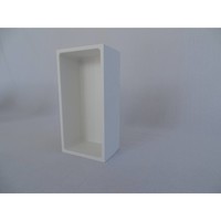 Inbouwnis Boss & Wessing Solid Alcove Gesloten Solid Surface 30x15 Mat Wit