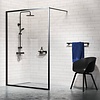 Sealskin Get Wet Contour Inloopdouche A3 100x200 cm 6mm Helderglas Mat Zwart