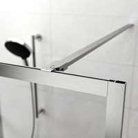 Sealskin Get Wet Contour Inloopdouche A3 120x200 cm 6mm Helderglas RVS