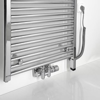 Elektrisch Thermostaat Radiator ONE D 400W tbv Handdoekradiator Sapho Dorlion Chroom