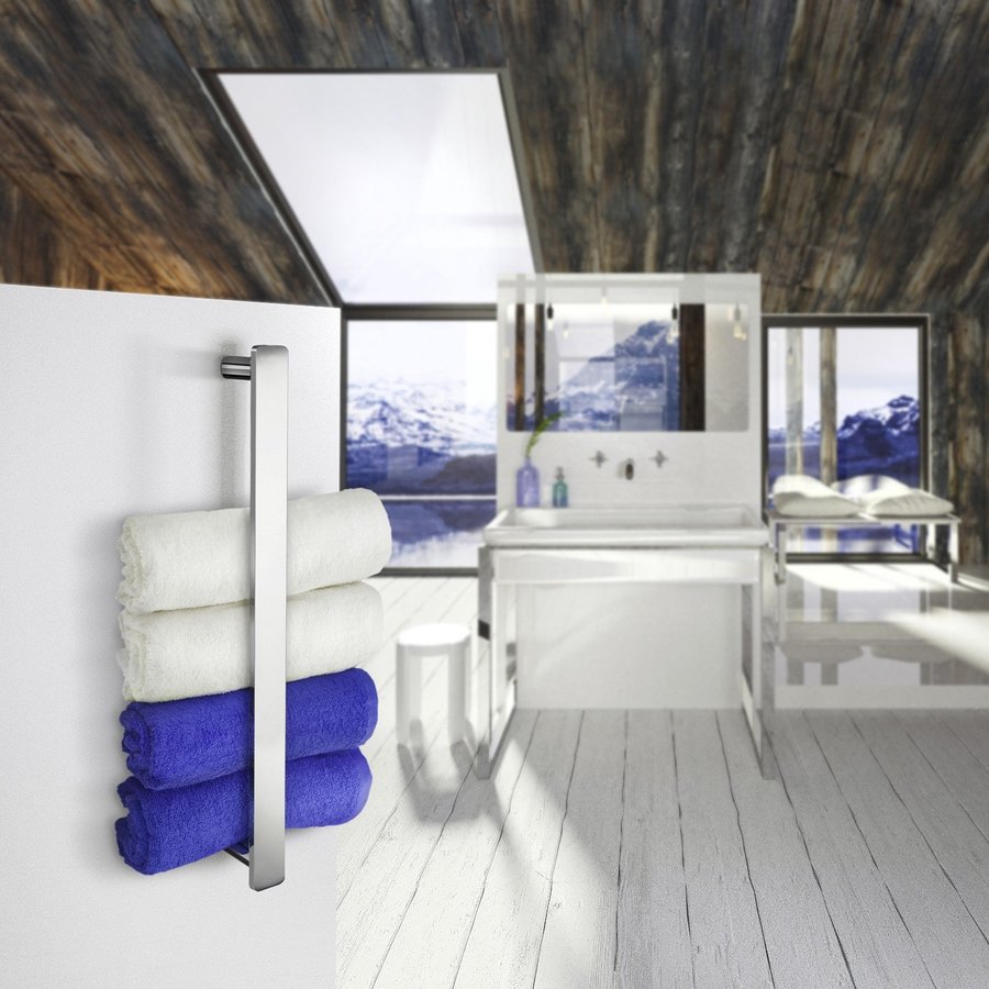 Gastendoekhouder Smedbo Outline 40 x 6.5 cm Chroom