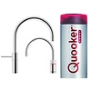 Quooker Nordic Round Twintaps met Combi Boiler Chroom