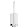 Smedbo Toiletborstel Smedbo Ice met Houder Porselein 7.8x10.3x37 cm Chroom