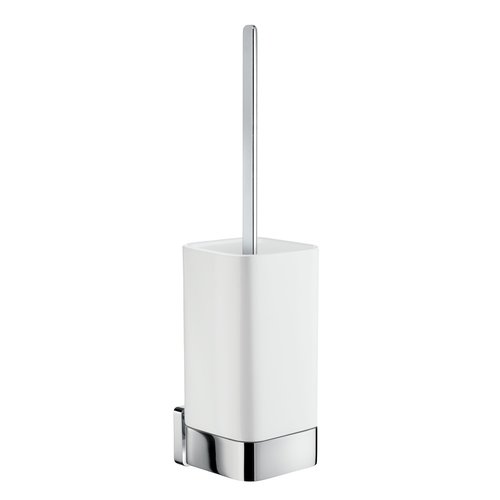Toiletborstel Smedbo Ice met Houder Porselein 7.8x10.3x37 cm Chroom 
