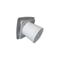 NIET MEER LEVERBAAR Badkamer Ventilator Pro Design Nalooptimer Vochtsensor 125mm 170m3 Bold Line RVS