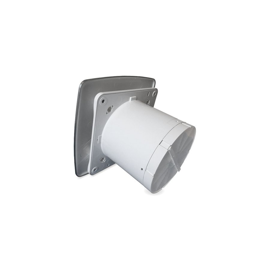 NIET MEER LEVERBAAR Badkamer Ventilator Pro Design Nalooptimer Vochtsensor 125mm 170m3 Bold Line RVS