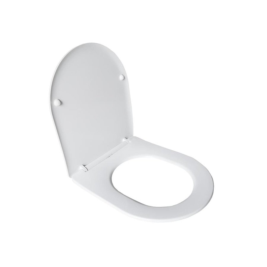 Toiletzitting Wiesbaden Nibiru Softclose Zitting 36 cm + Deksel Wit