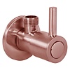 Hoekstopkraan Differnz Met Rozet 1/2x3/8 mm Rood Koper