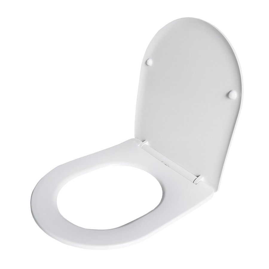 Toiletbril Boss & Wessing Softclose Zitting Met Deksel 36 cm Wit