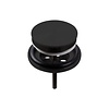 Clou Wash Me Afvoerplug Met Afdekkap Mat Zwart 6.5x9.4cm