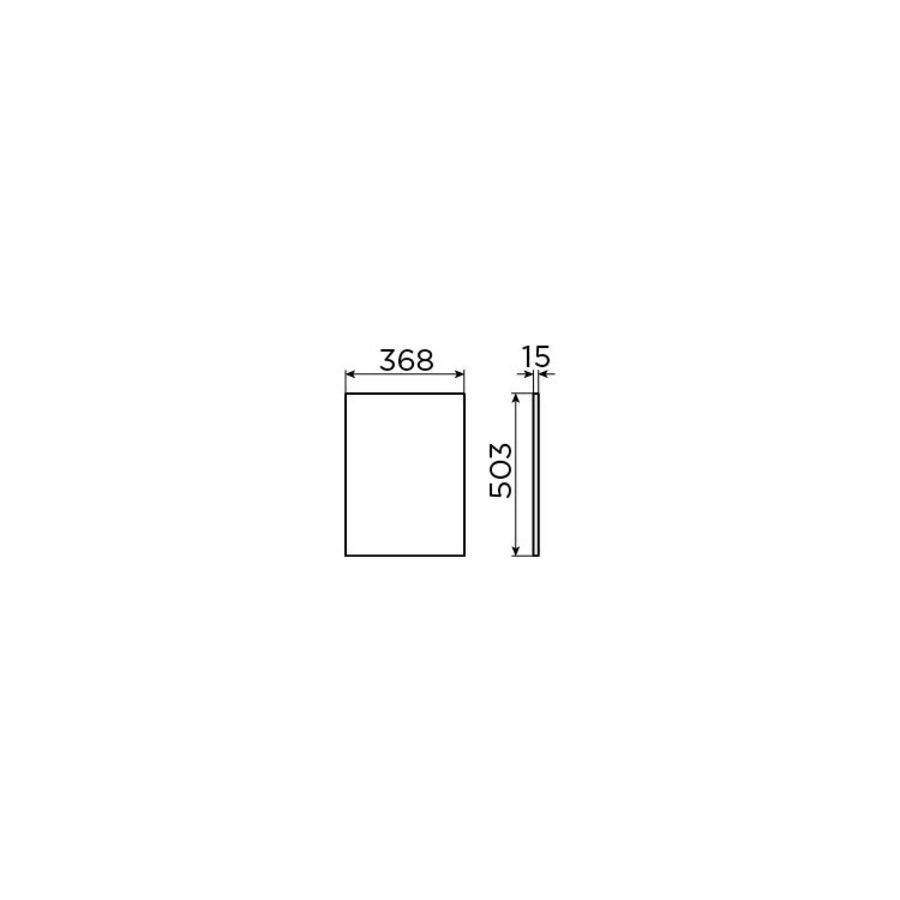 Clou Hammock Frame Inleg Planchet Mat Wit Aluite 36.8cm