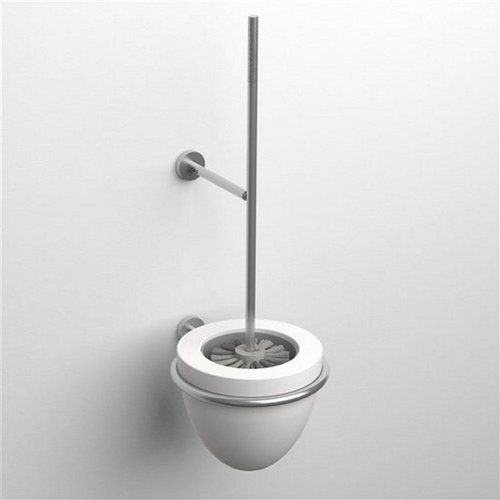 Clou Slim Siliconen Wit Deksel Toiletborstel CL/09.03042.41 