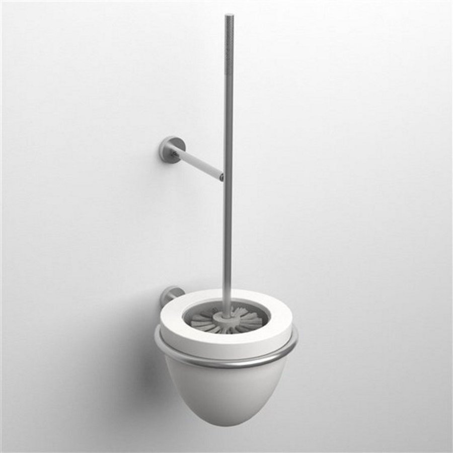 Clou Slim Siliconen Wit Deksel Toiletborstel CL/09.03042.41