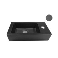 Fontein Boss & Wessing Rinka 36x189 cm Kraangat Rechts Quartz