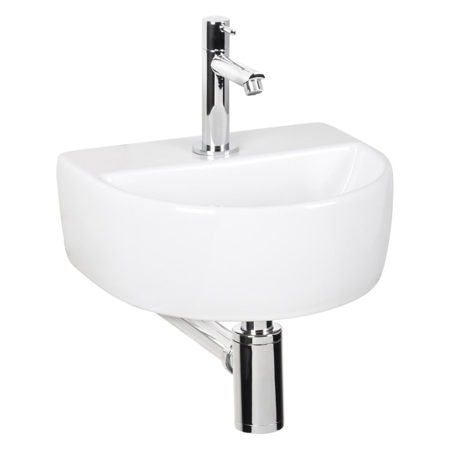 Fonteinset Differnz Demi 30x25x11 cm Wit