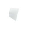 Badkamer Ventilator Pro Design Nalooptimer 100mm 105 m3 Gebogen Glas Wit Mat
