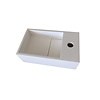 Bellezza Bagno Fontein Bellezza Bagno Piazza Solid Surface 35x20.4x12 cm (kraangat rechts)