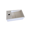 Bellezza Bagno Fontein Bellezza Bagno Piazza Solid Surface 35x20.4x12 cm (kraangat links)