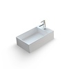 Bellezza Bagno Fontein Bellezza Bagno Fabro Solid Surface 50x30x15 cm (kraangat rechts)